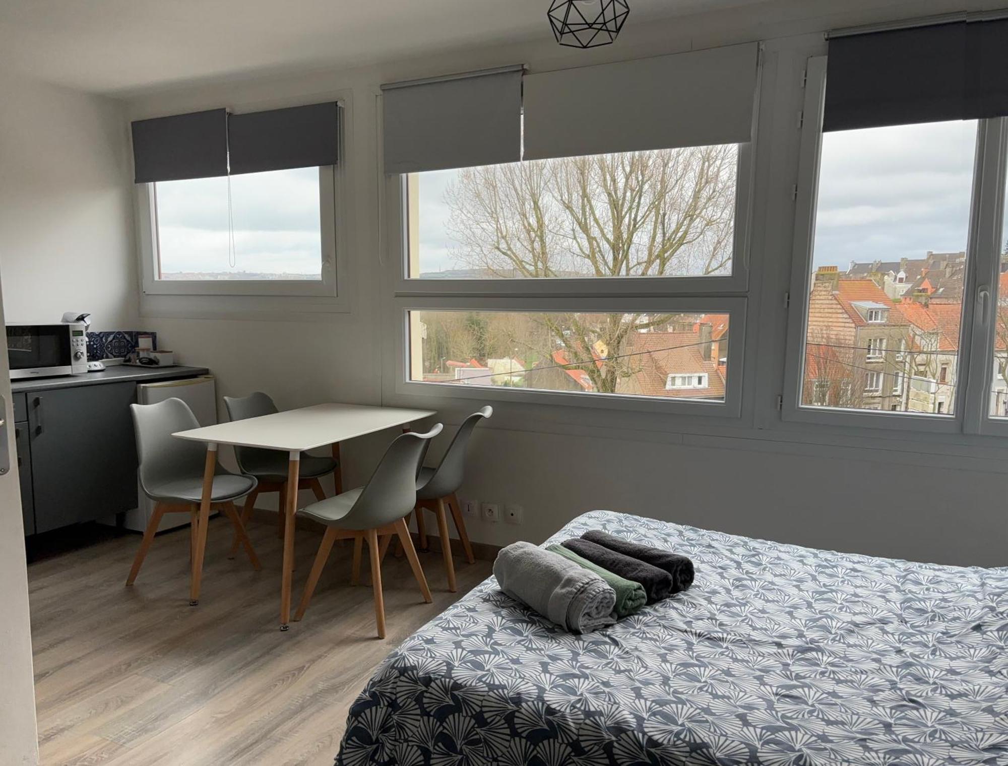 Studio - Parking Prive - Wifi - Proche Nausicaa Et Plage Le Portel Eksteriør bilde